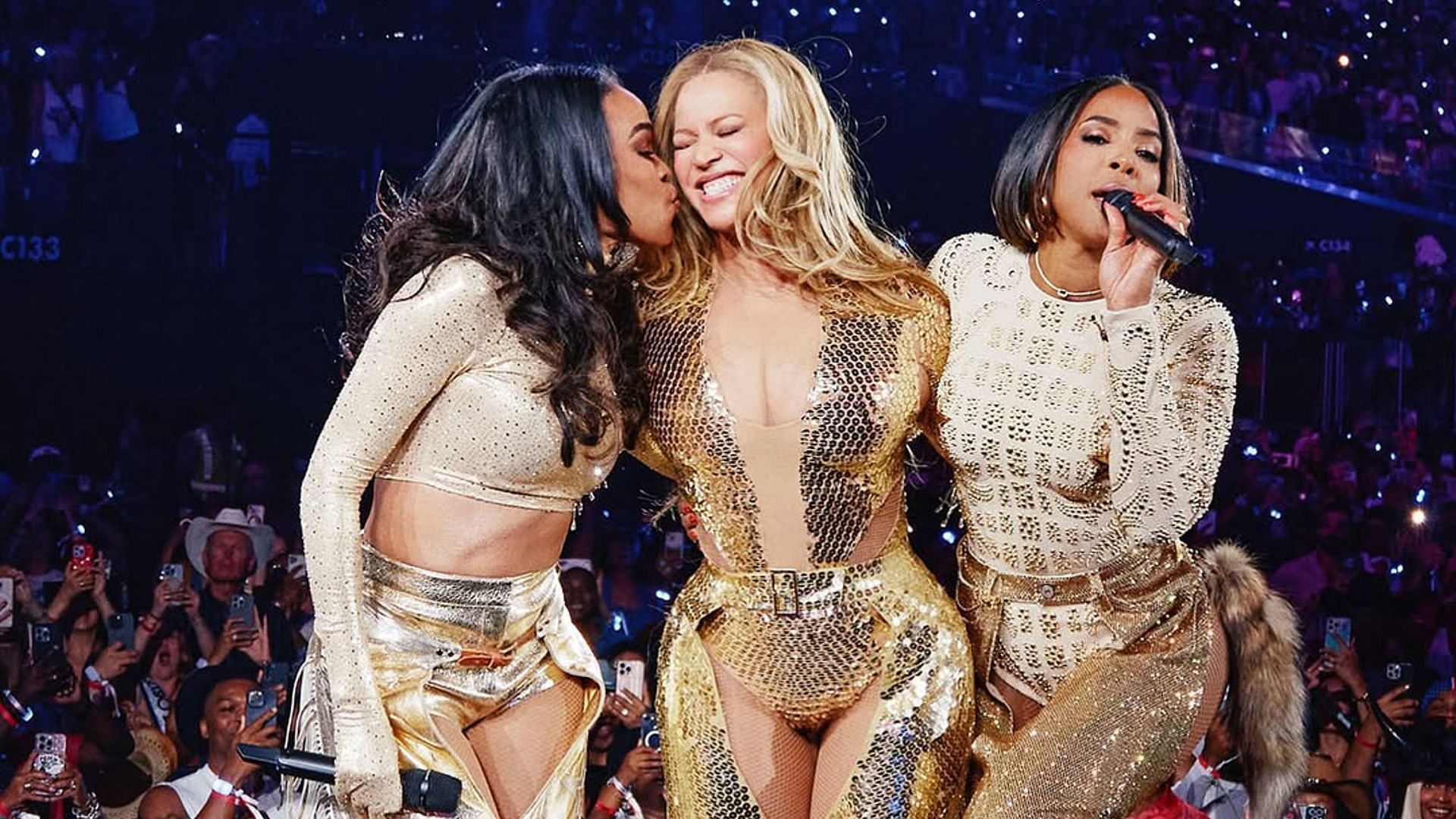 Destiny's Child reunion at Beyonce's Las Vegas show (Image via Instagram/@beyonce)